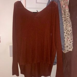 UO waffle knit hoodie